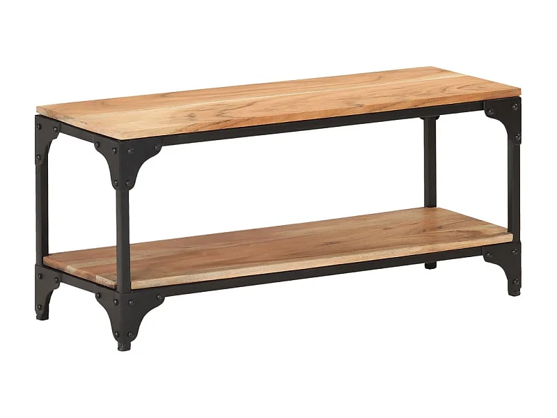 Couchtisch 90x30x40 cm Massivholz Akazie