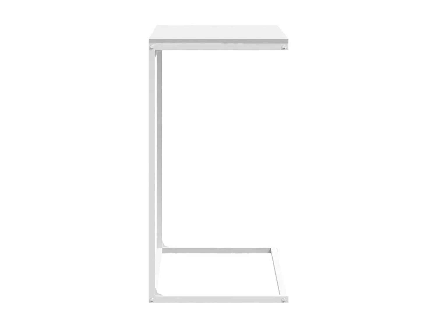 Beistelltisch Weiß 55x35x66 cm Holzwerkstoff