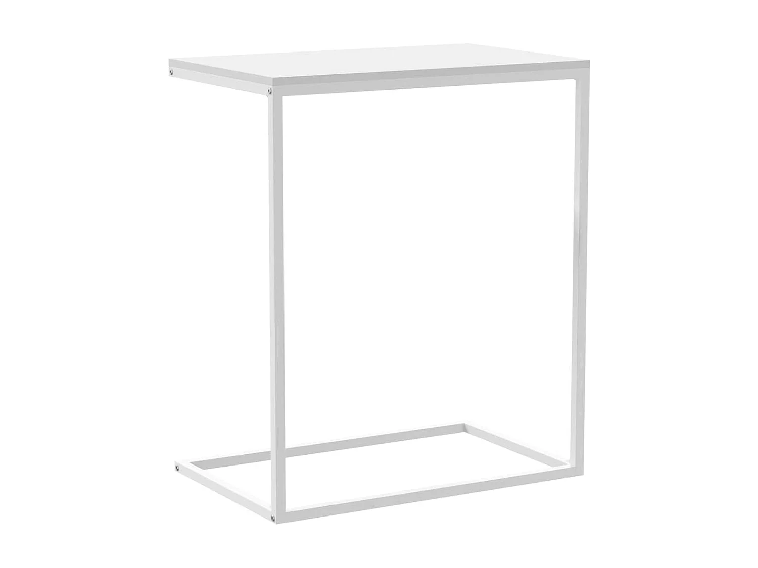 Beistelltisch Weiß 55x35x66 cm Holzwerkstoff