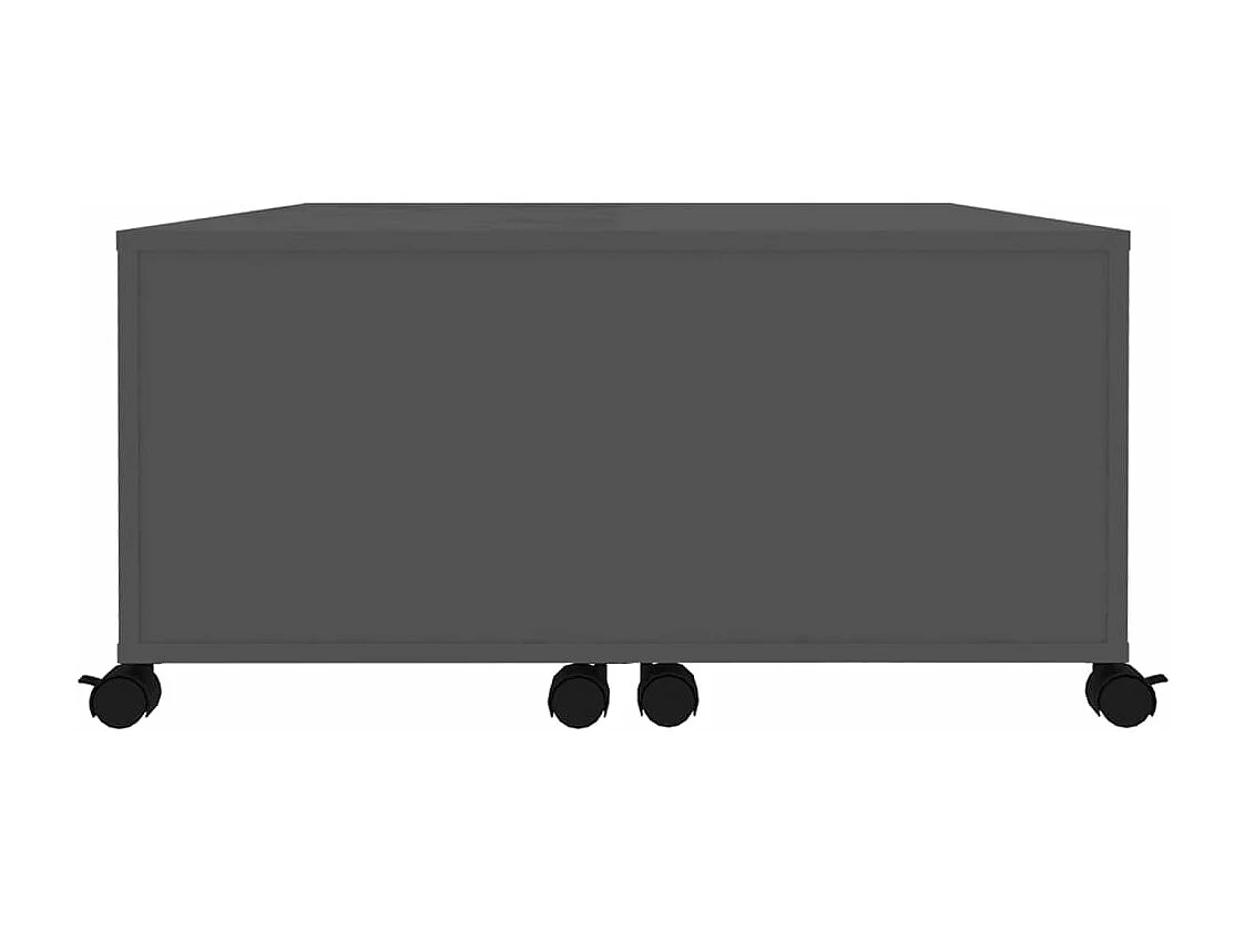 Salontafel 75x75x38 cm bewerkt hout grijs