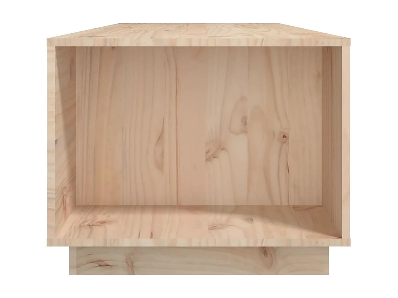 Mesa de centro de madera maciza de pino 110x50x40 cm