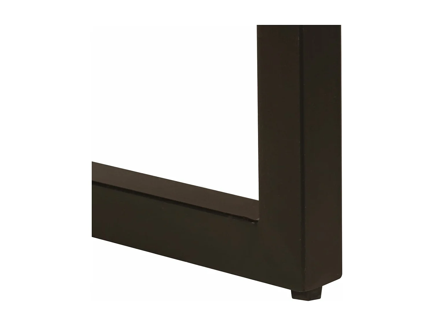 Mesa de centro 100x50x35 cm madeira recuperada maciça e aço