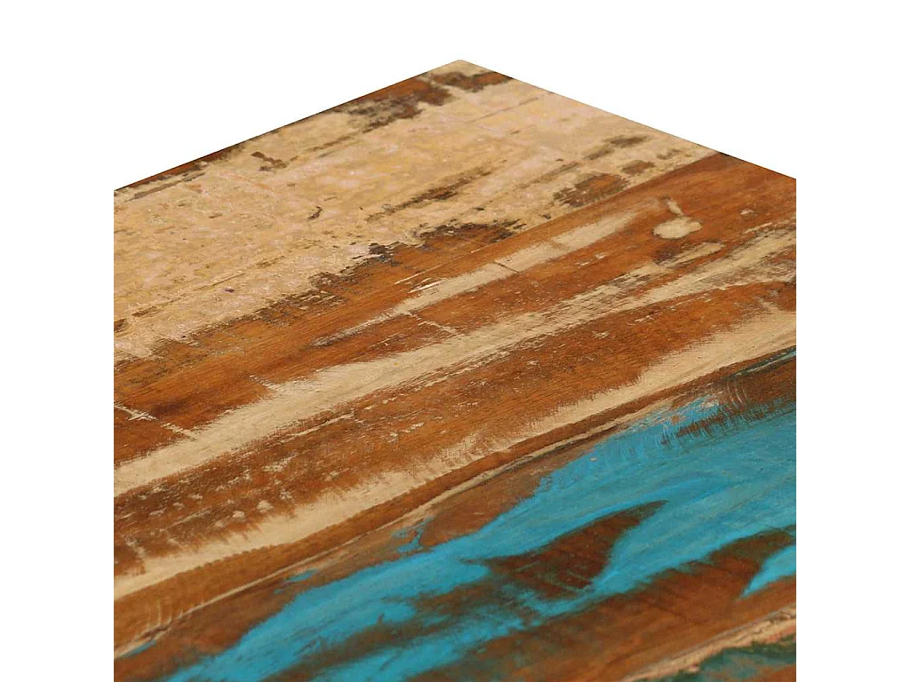 Couchtisch 100x50x35 cm Altholz und Stahl