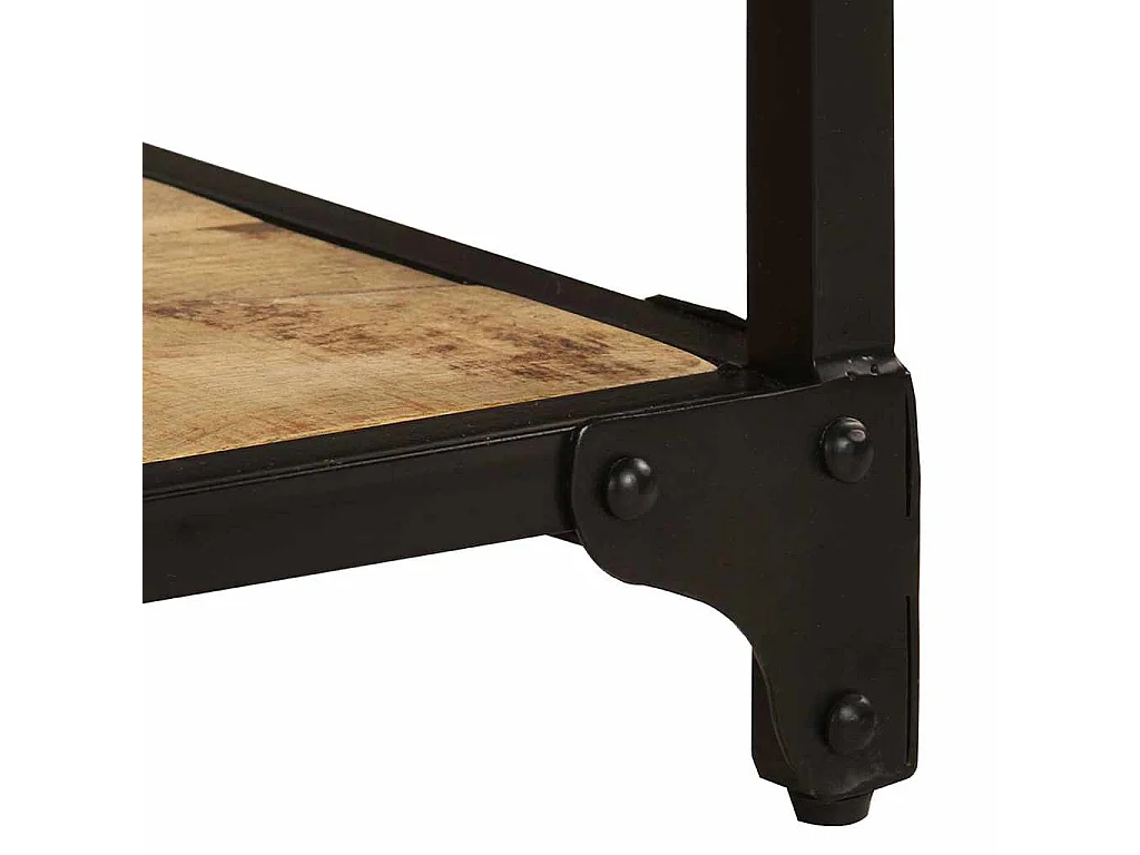Table basse 90x45x35 cm Bois de manguier massif brut