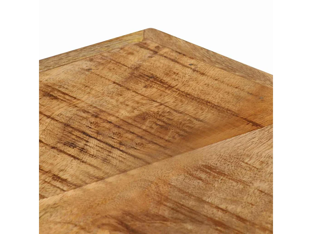 Tavolino da Salotto 90x45x35 cm in Legno Massello di Mango
