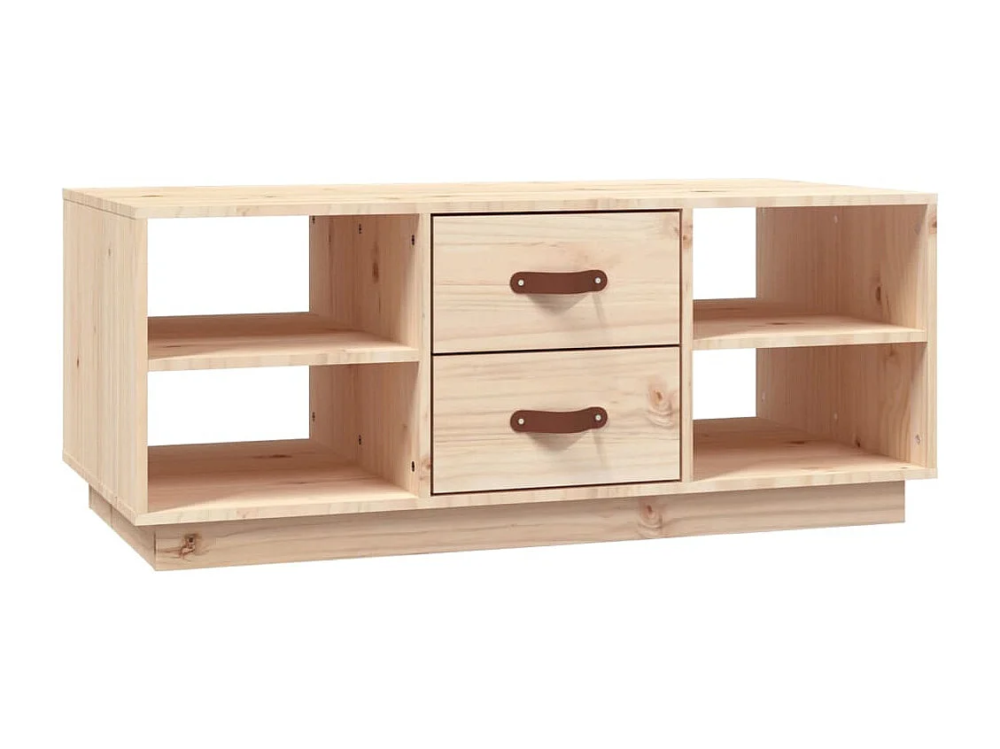 Table basse 100x50x41 cm Bois massif de pin