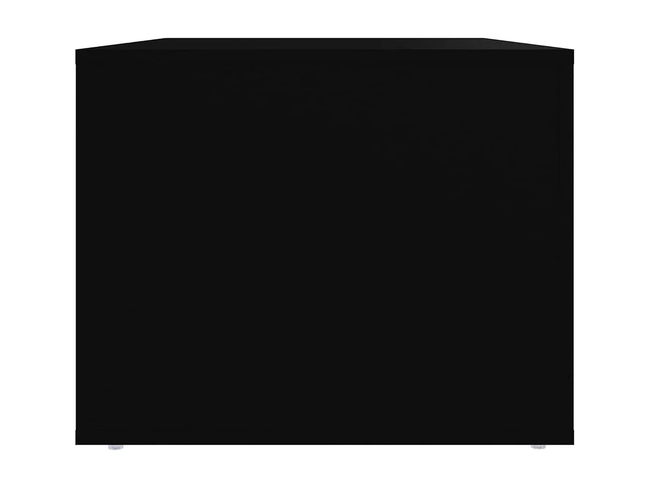 Table basse Noir 80x50x40 cm Bois d'ingénierie