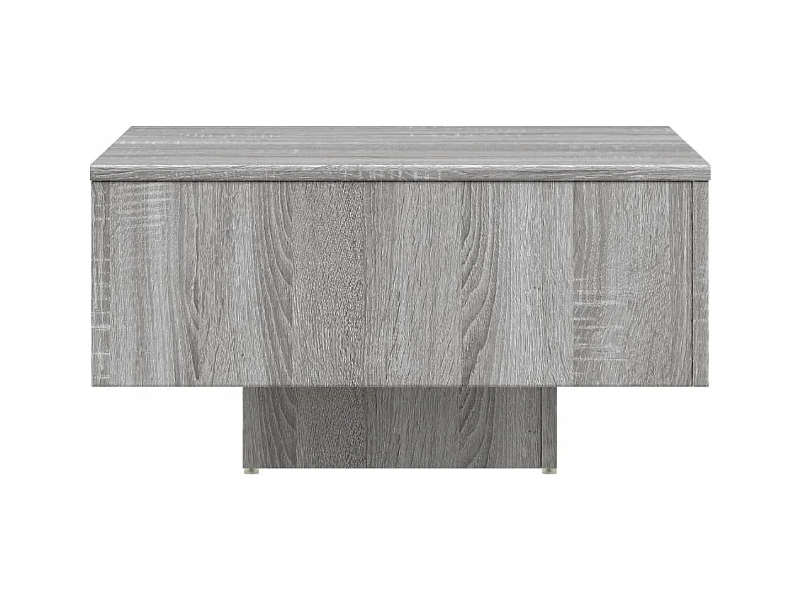 Tavolino Salotto Grigio Sonoma 60x60x31,5 cm Legno Multistrato