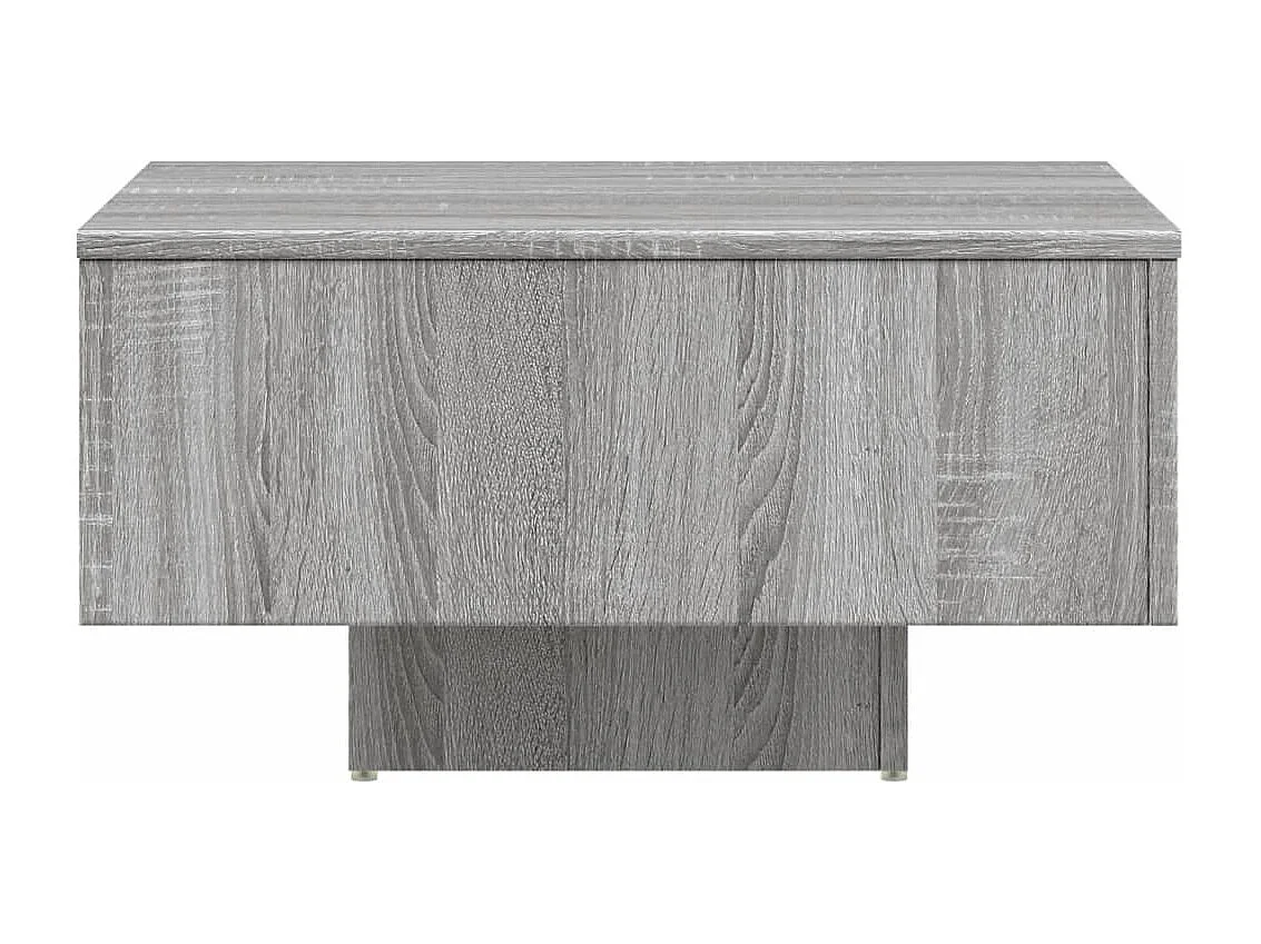 Mesa de centro madera de ingeniería gris Sonoma 60x60x31,5 cm