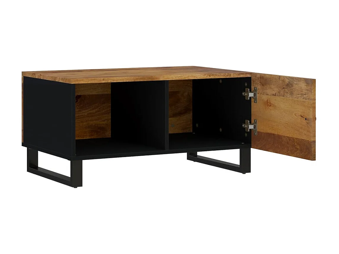 Table basse 80x50x40 cm Bois de manguier solide et d'ingénierie