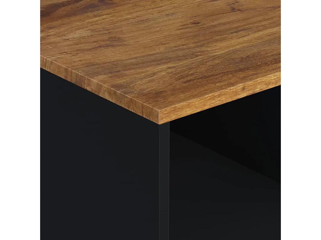 Table basse 80x50x40 cm Bois de manguier solide et d'ingénierie