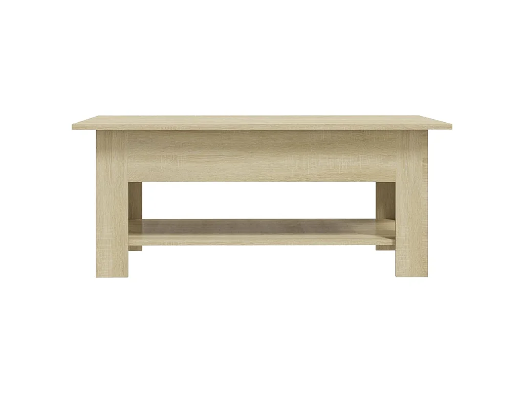 Salontafel 102x55x42 cm bewerkt hout sonoma eikenkleurig