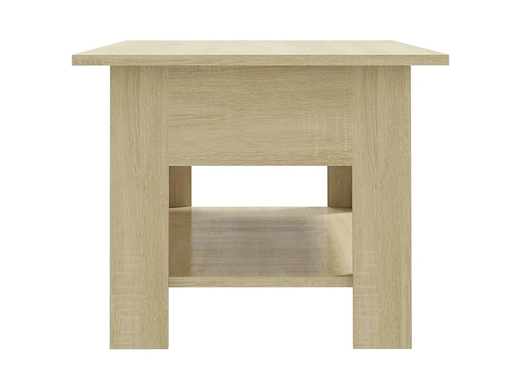Salontafel 102x55x42 cm bewerkt hout sonoma eikenkleurig