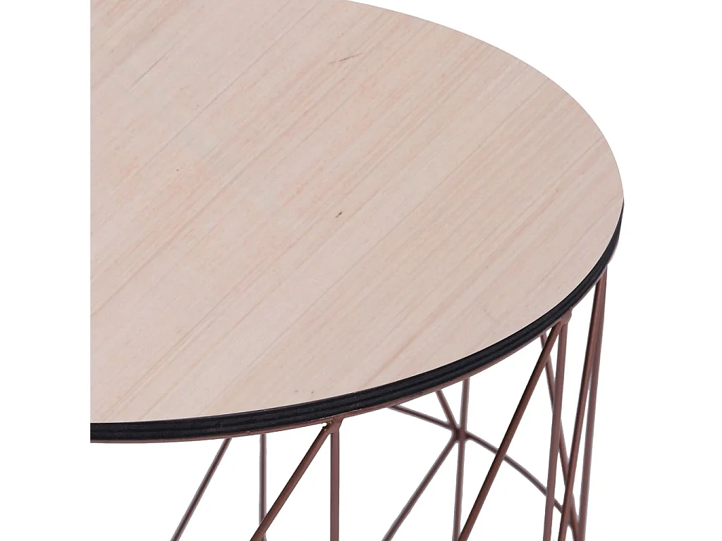 Table basse Cuivre Ø 47 cm