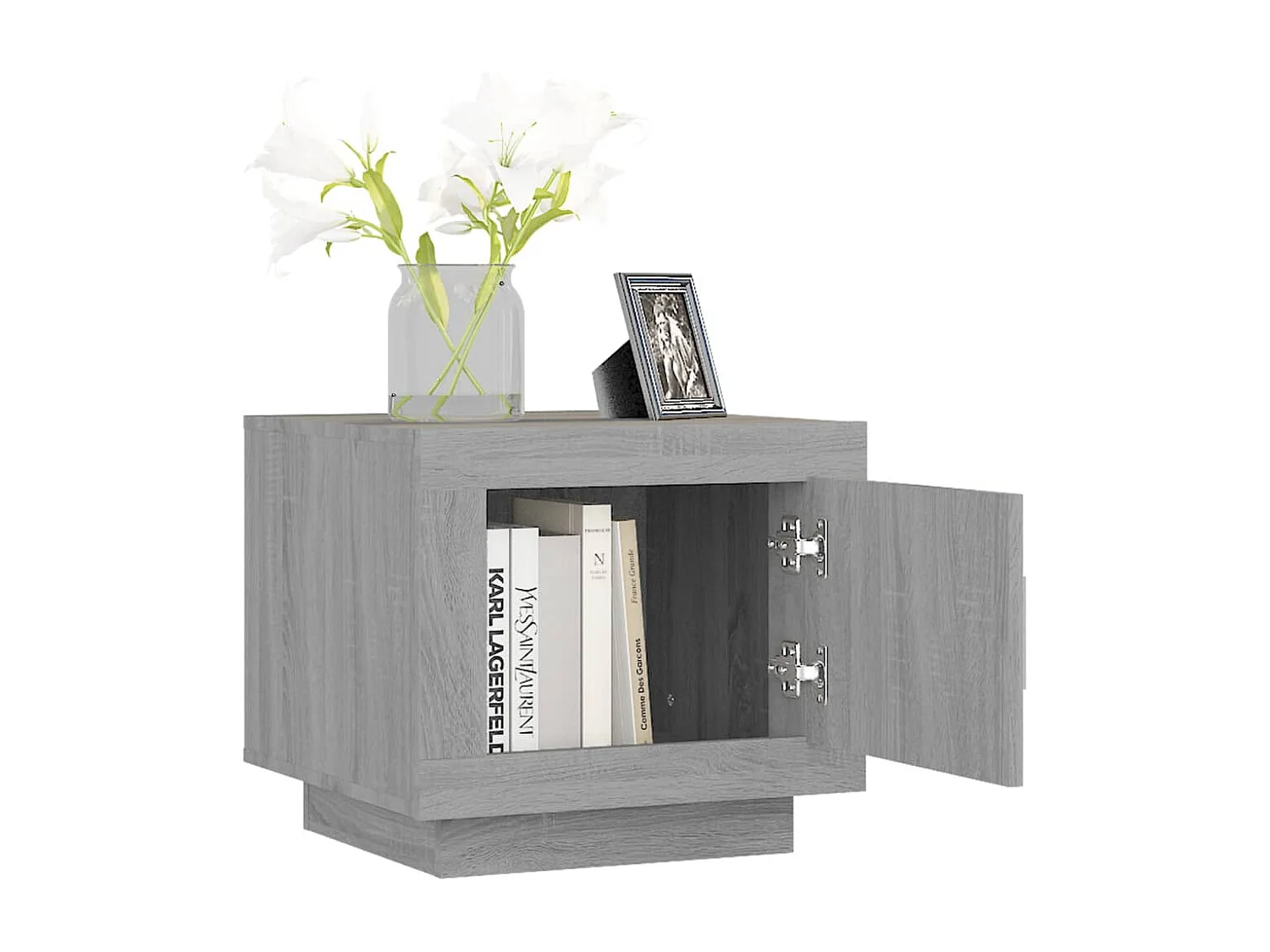 Couchtisch Grau Sonoma 51x50x45 cm Holzwerkstoff