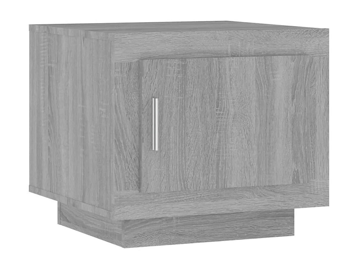 Table basse sonoma gris 51x50x45 cm bois d'ingénierie