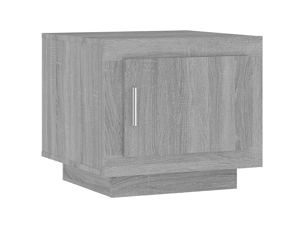 Table basse sonoma gris 51x50x45 cm bois d'ingénierie