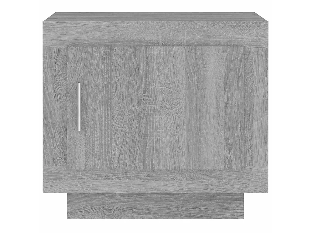 Table basse sonoma gris 51x50x45 cm bois d'ingénierie