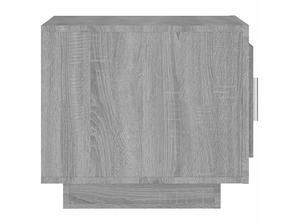 Table basse sonoma gris 51x50x45 cm bois d'ingénierie