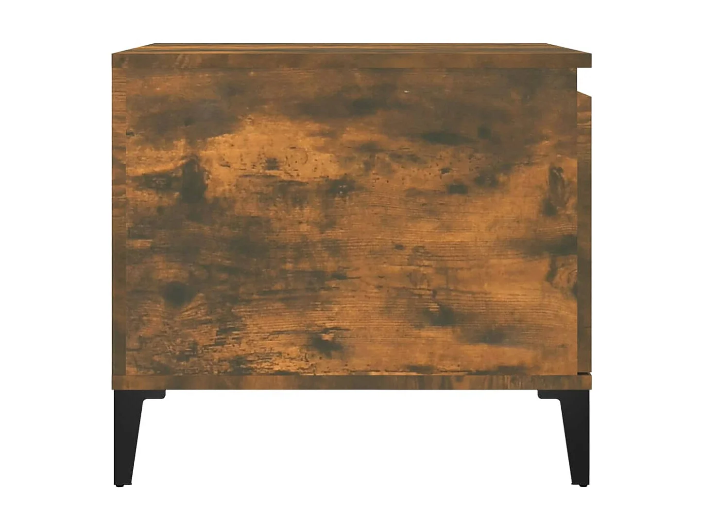 Tavolino da Salotto Rovere Fumo 100x50x45 cm Legno Multistrato