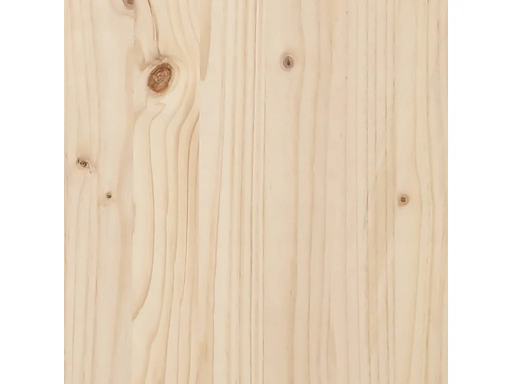 Tavolino da Salotto 80x55x40,5 cm in Legno Massello di Pino