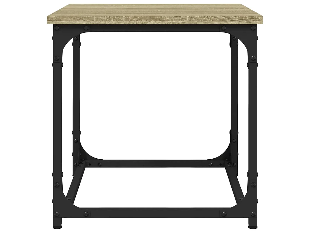 Tavolino Rovere Sonoma 40x40x40 cm in Legno Multistrato