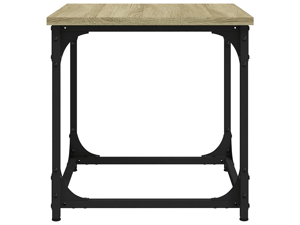 Tavolino Rovere Sonoma 40x40x40 cm in Legno Multistrato