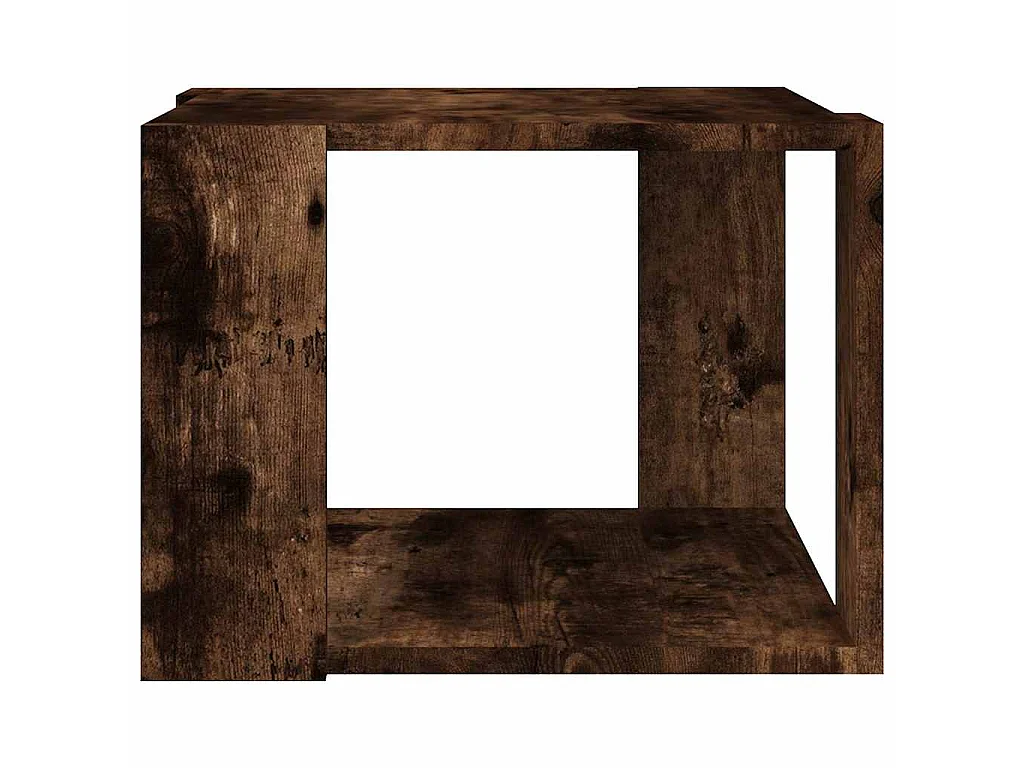 Couchtisch Räuchereiche 40x40x30 cm Holzwerkstoff