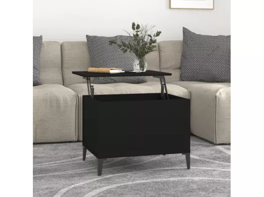 Kauf Unique Couchtisch Schwarz 60x44,5x45 cm Holzwerkstoff