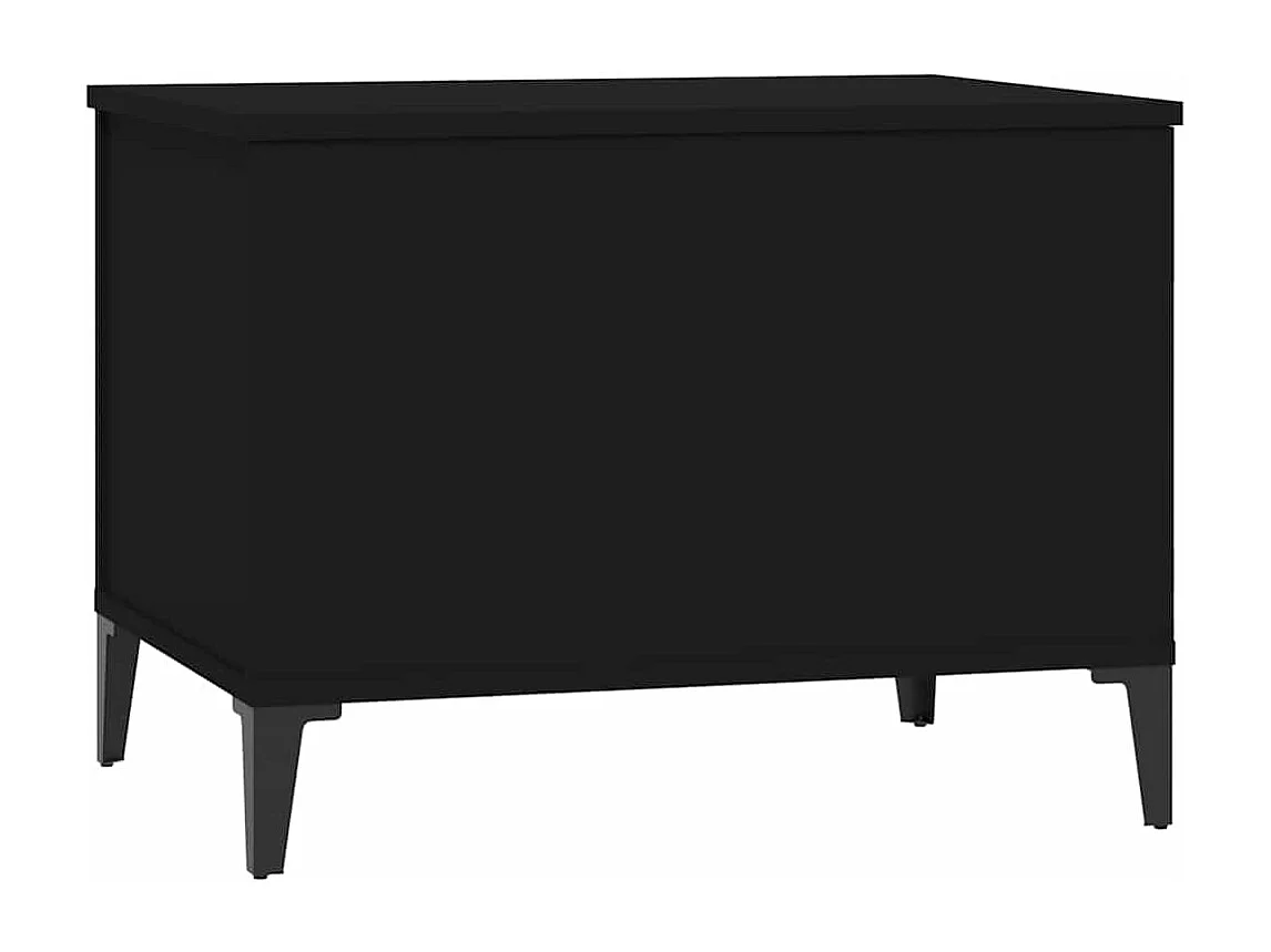 Salontafel 60x44,5x45 cm bewerkt hout zwart