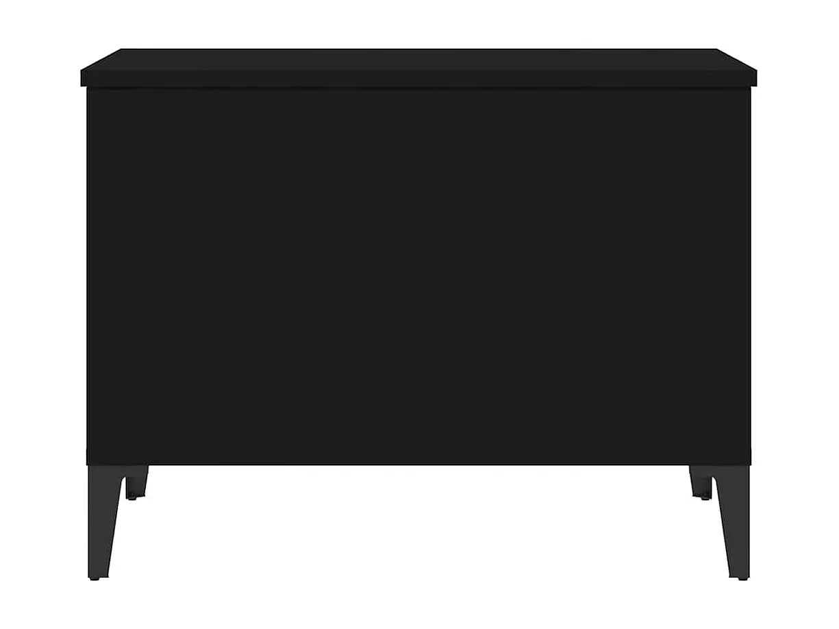 Salontafel 60x44,5x45 cm bewerkt hout zwart