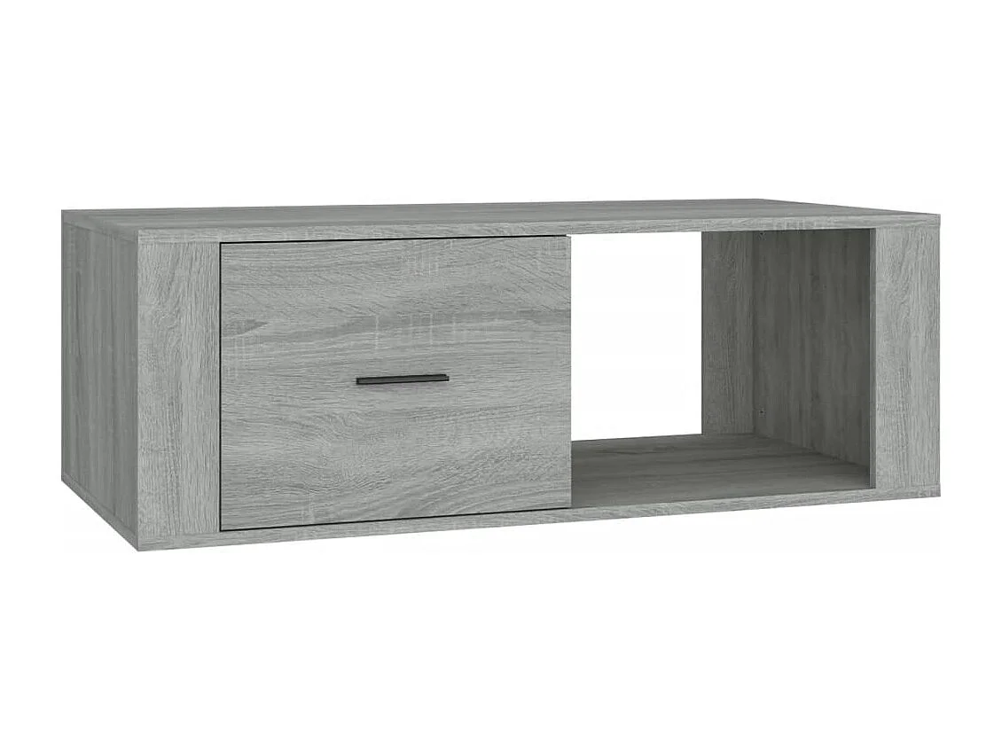 Salontafel 100x50,5x35 cm bewerkt hout grijs sonoma eikenkleur