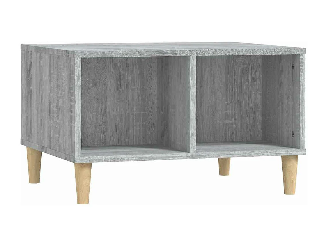 Table basse Sonoma gris 60x50x36,5 cm Bois d'ingénierie