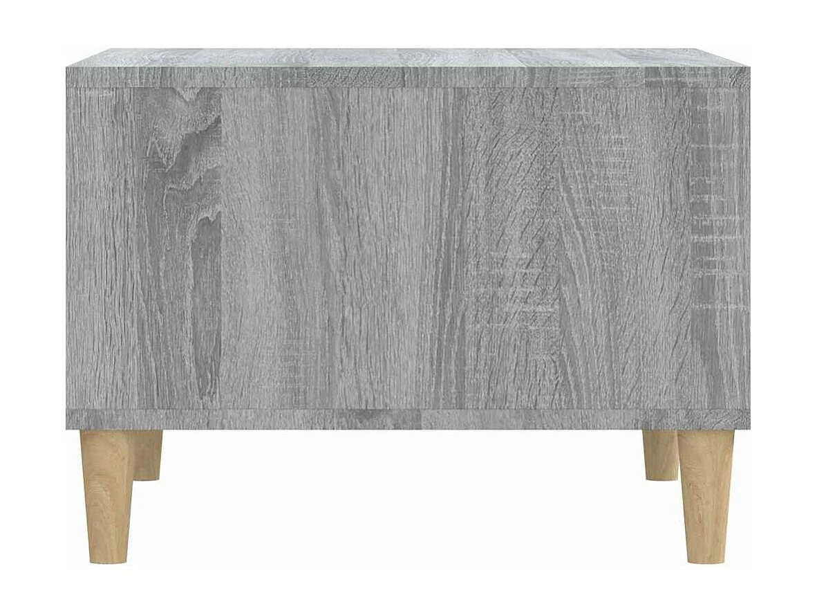 Table basse Sonoma gris 60x50x36,5 cm Bois d'ingénierie