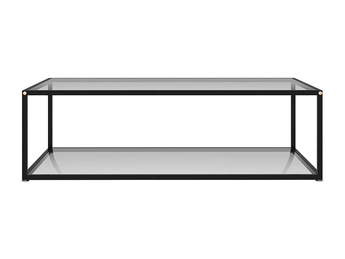Salontafel 120x60x35 cm gehard glas transparant