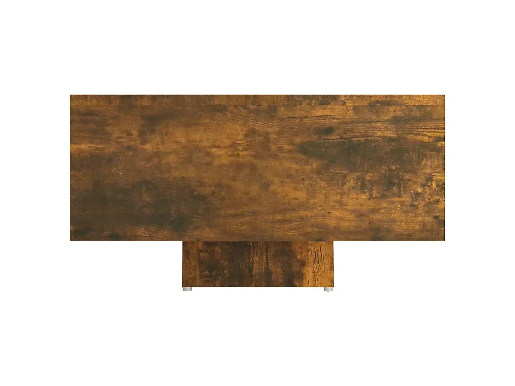Table basse Chêne fumé 85x55x31 cm Bois d'ingénierie