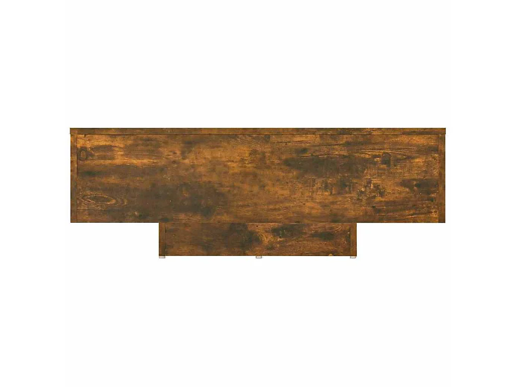 Table basse Chêne fumé 85x55x31 cm Bois d'ingénierie