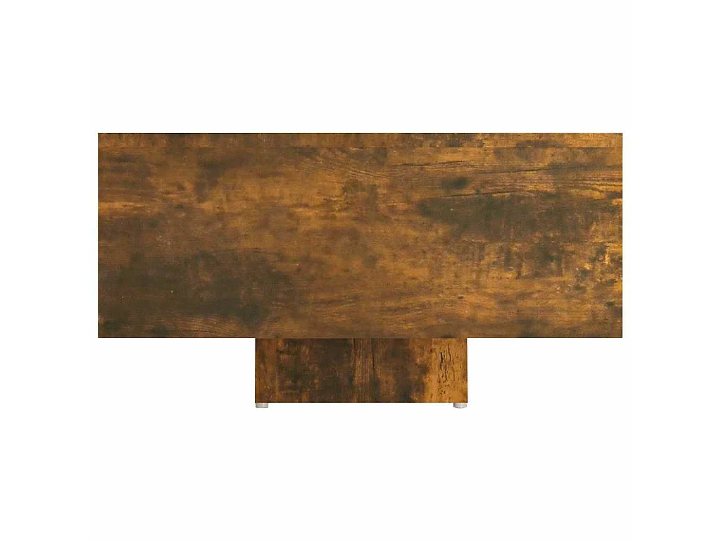 Table basse Chêne fumé 85x55x31 cm Bois d'ingénierie