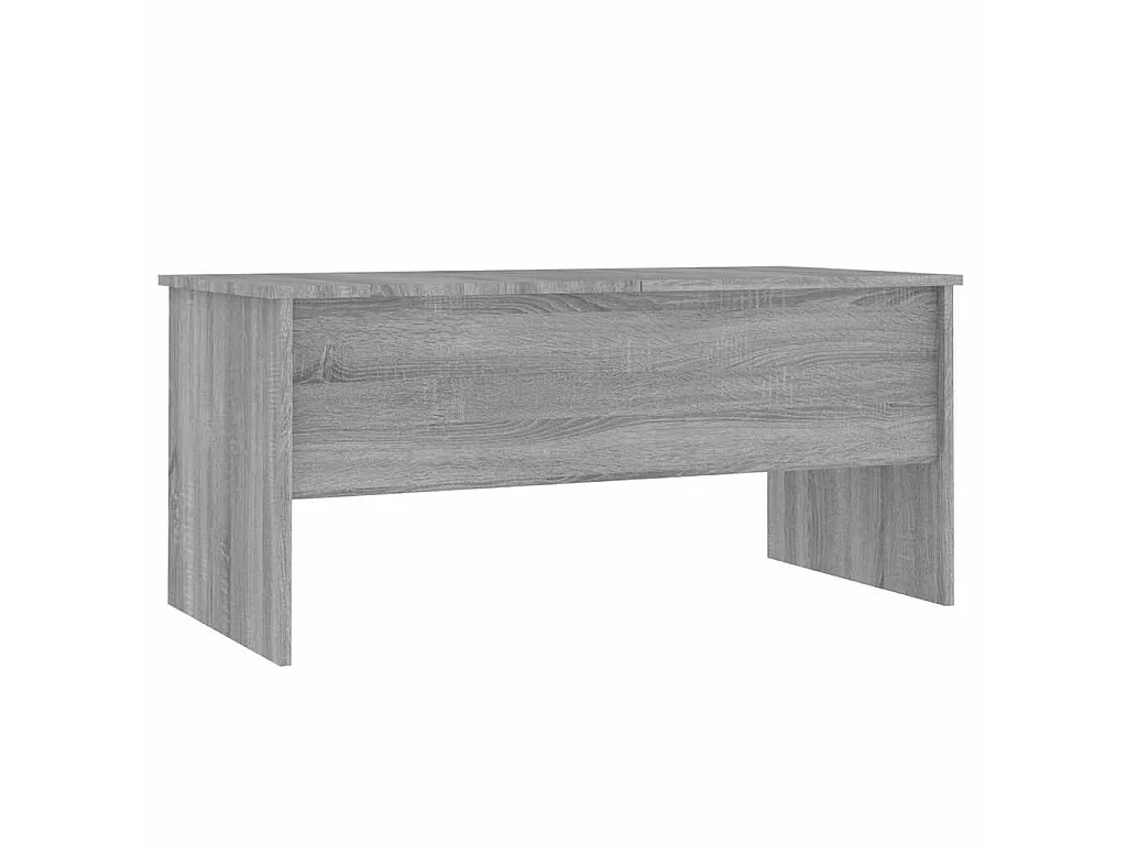 Mesa de centro madera de ingeniería gris Sonoma 102x50,5x46,5cm