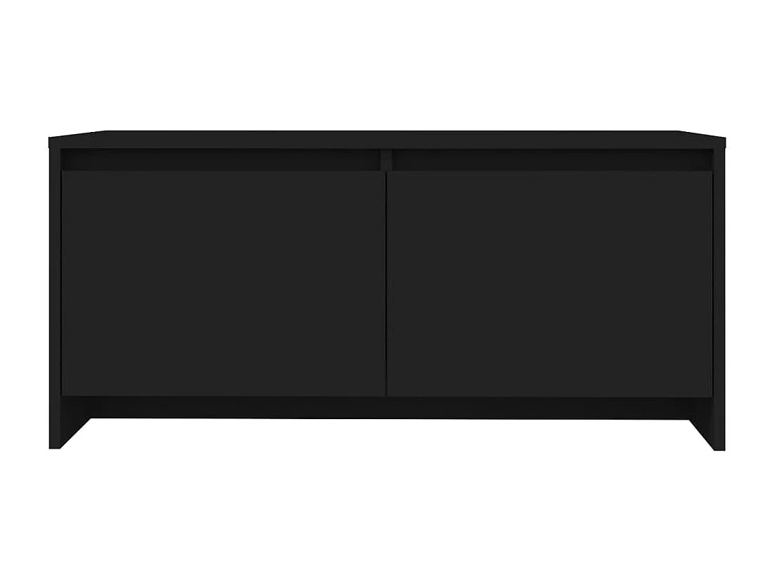 Salontafel 90x50x41,5 cm bewerkt hout zwart