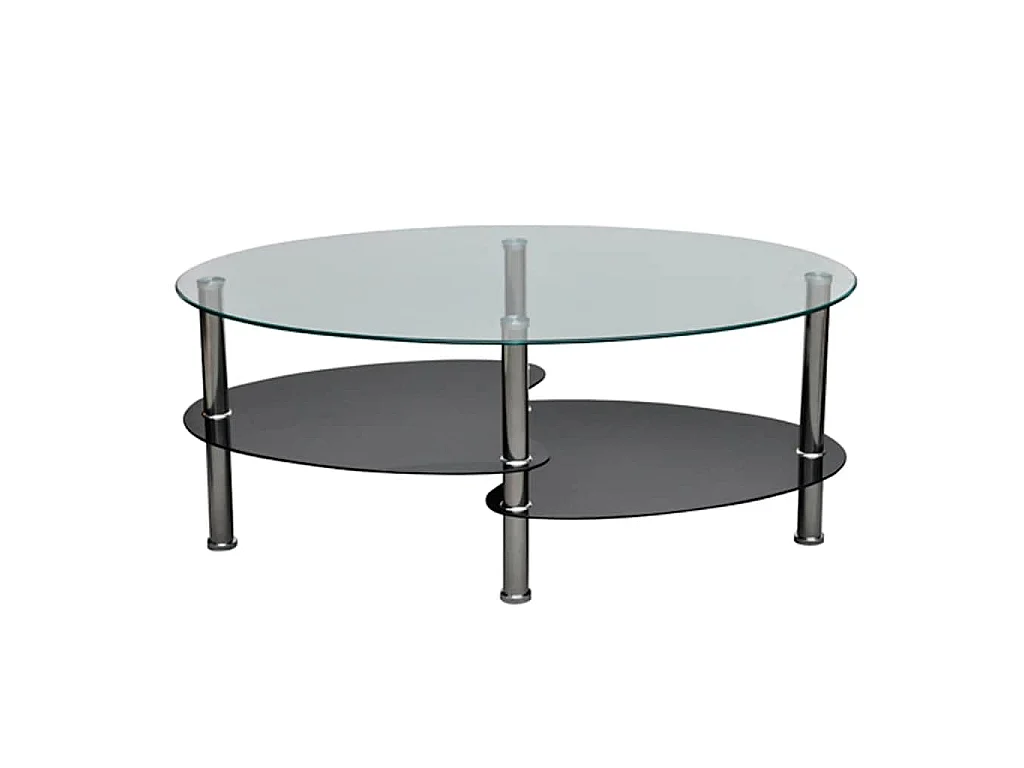 Table basse avec design exclusif Noir