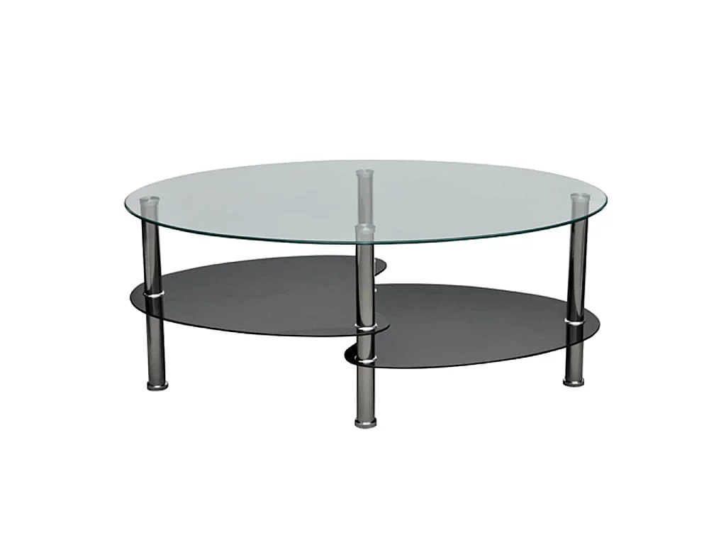 Table basse avec design exclusif Noir