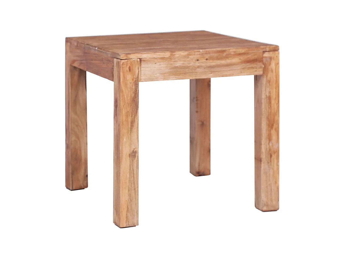 Tavolino da Salotto 53x50x50 cm in Legno Massello di Mogano