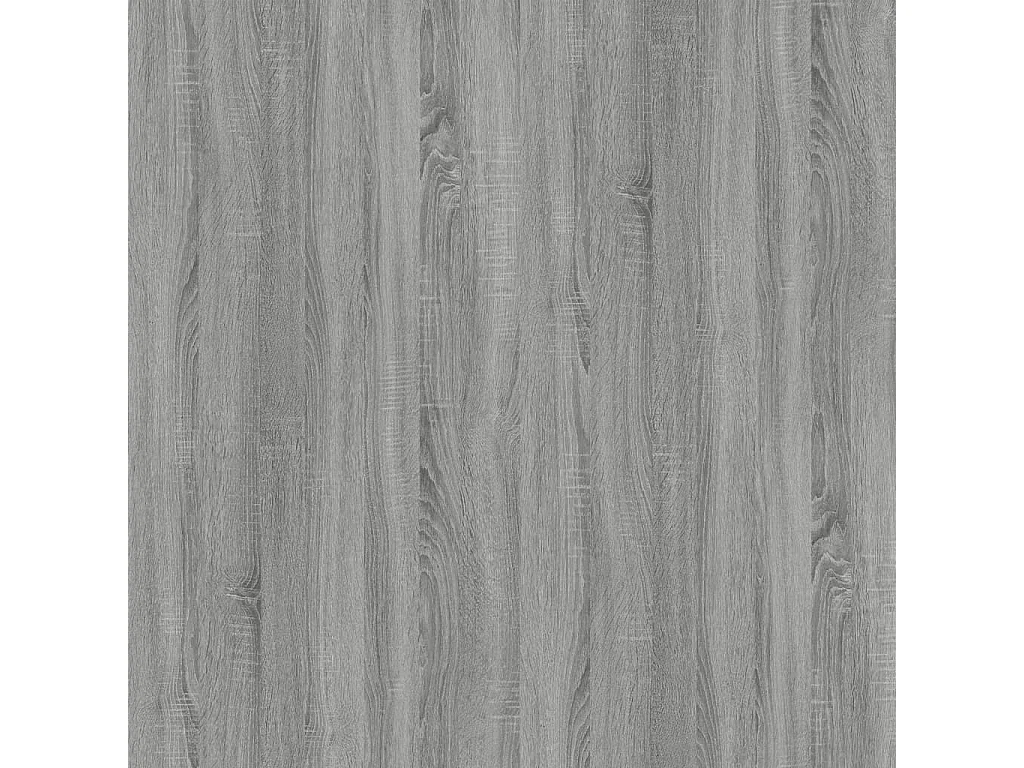 Table basse Sonoma gris 100x45x45 cm Bois d'ingénierie et fer