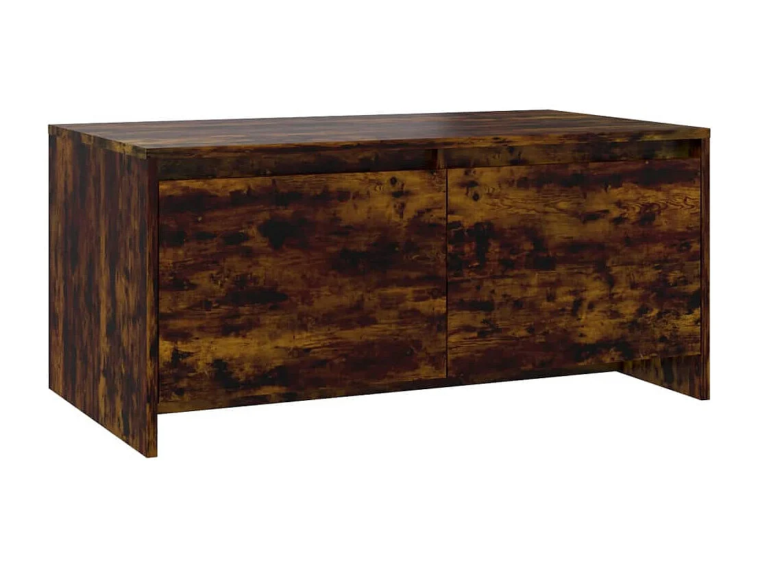 Table basse Chêne fumé 90x50x41,5 cm Bois d'ingénierie