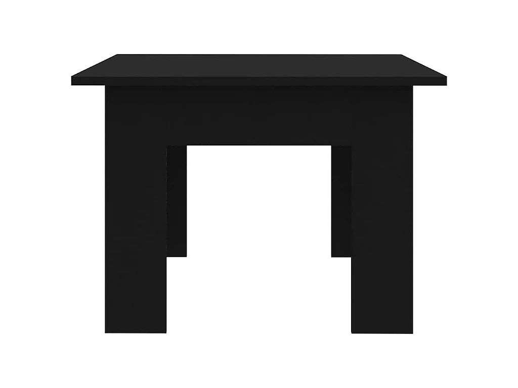 Tavolino da Salotto Nero 100x60x42 cm in Legno Multistrato
