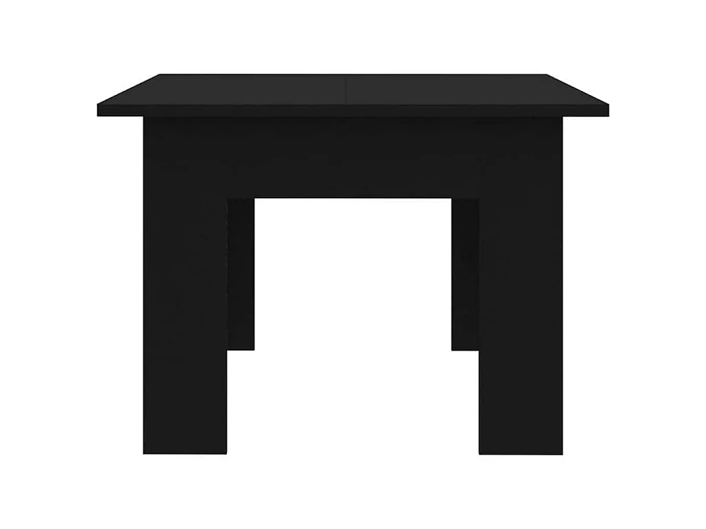 Tavolino da Salotto Nero 100x60x42 cm in Legno Multistrato