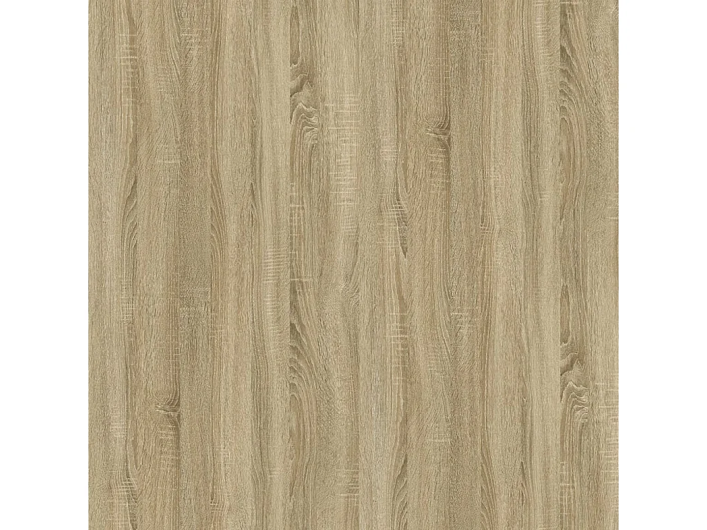 Tavolino Rovere Sonoma 80x45x45 cm in Legno Multistrato e Ferro