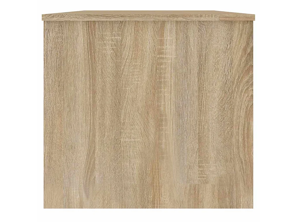 Table basse chêne sonoma 102x50,5x46,5 cm bois d'ingénierie