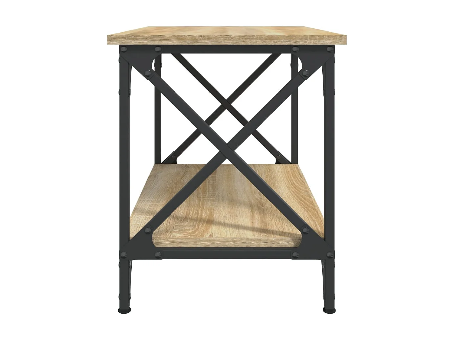 Table d'appoint Chêne sonoma 55x38x45 cm Bois d'ingénierie